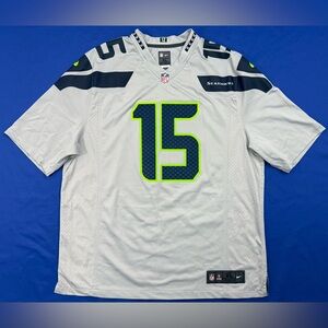 Rare Nike Matt Flynn Seattle Seahawks #15 Grey Alternate Game Jersey Men’s XL